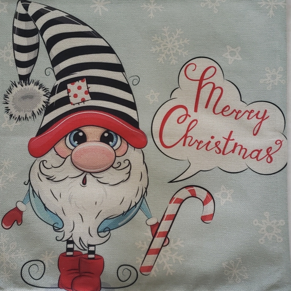 3/$33 Gnome christmas pillow cover - Picture 4 of 6